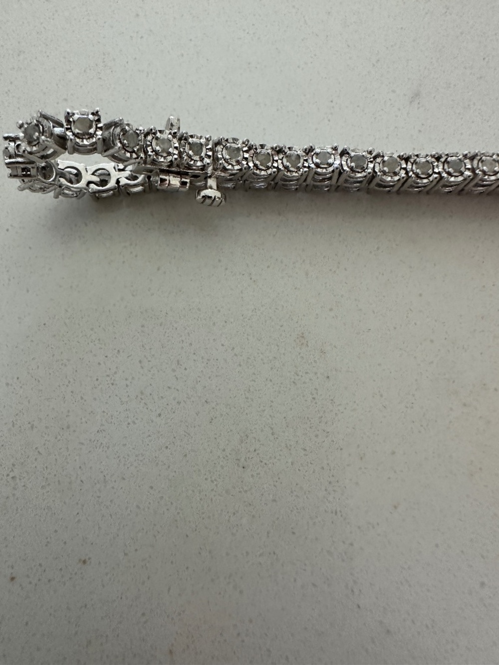 Silver Cubic Zirconia Bracelet
